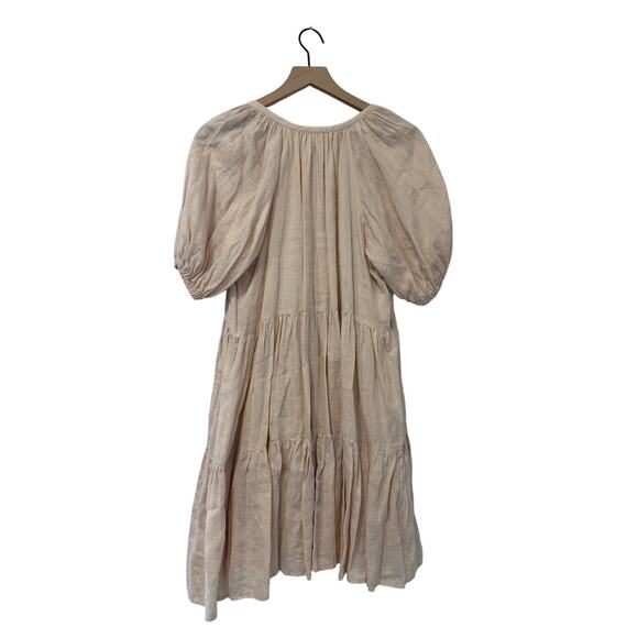 Spell and The Gypsy Linen Mini Almond Dress - Picture 6 of 7